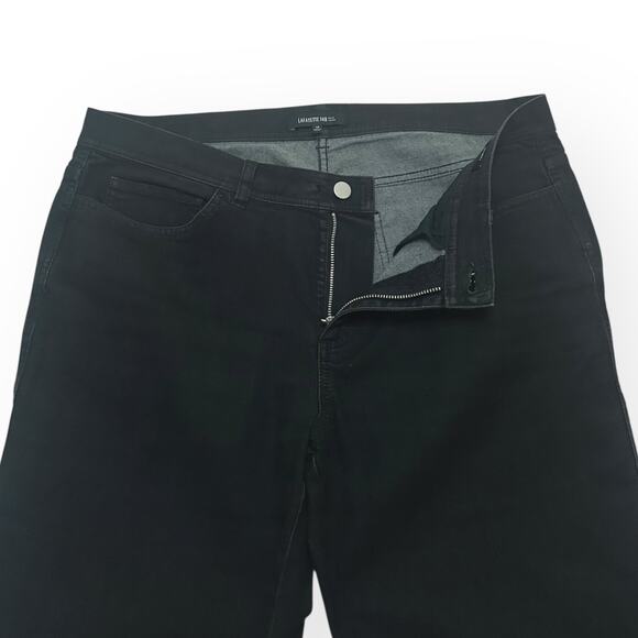 LAFAYETTE 148 NEW YORK Mid Rise Black Skinny Jeans Denim Slim Dyed Stretch 12 - Picture 4 of 10